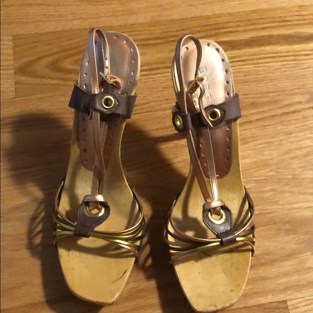 BCBG girls multicolor heels